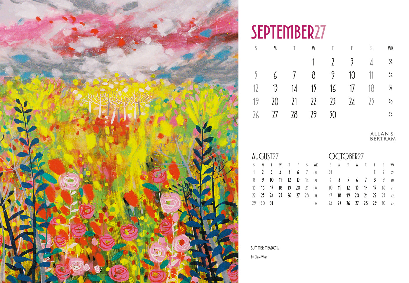 Art Midi Desk Calendar