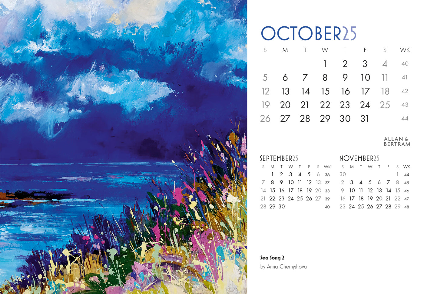 Art Midi Desk Calendar