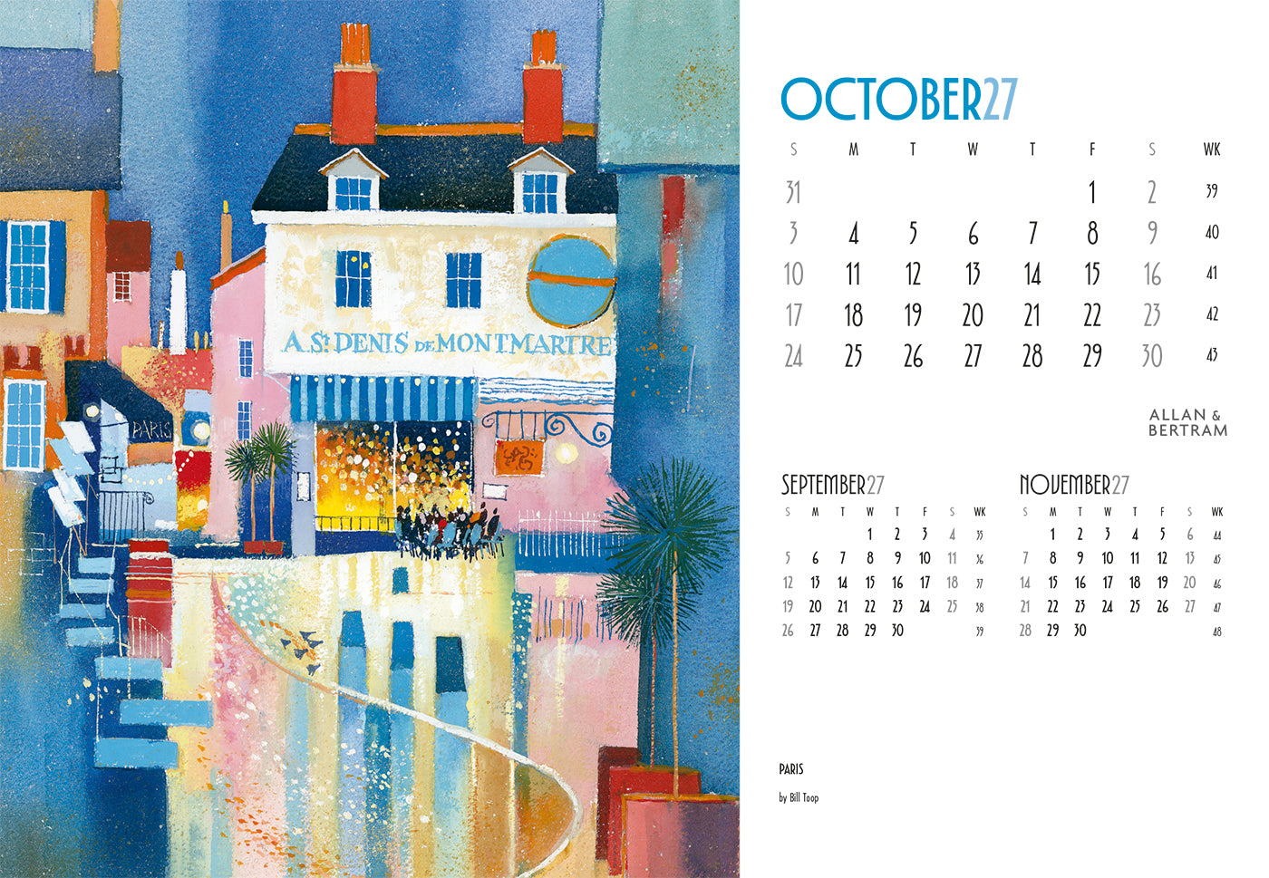Art Midi Desk Calendar