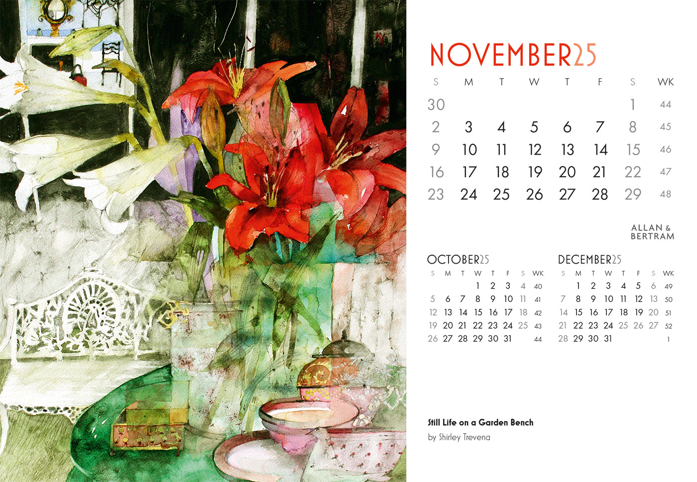 Art Midi Desk Calendar