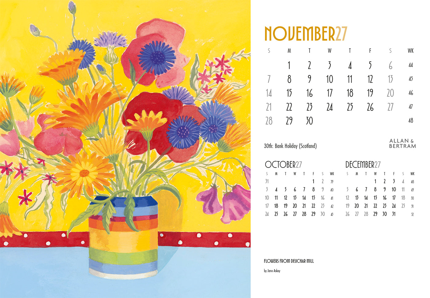 Art Midi Desk Calendar