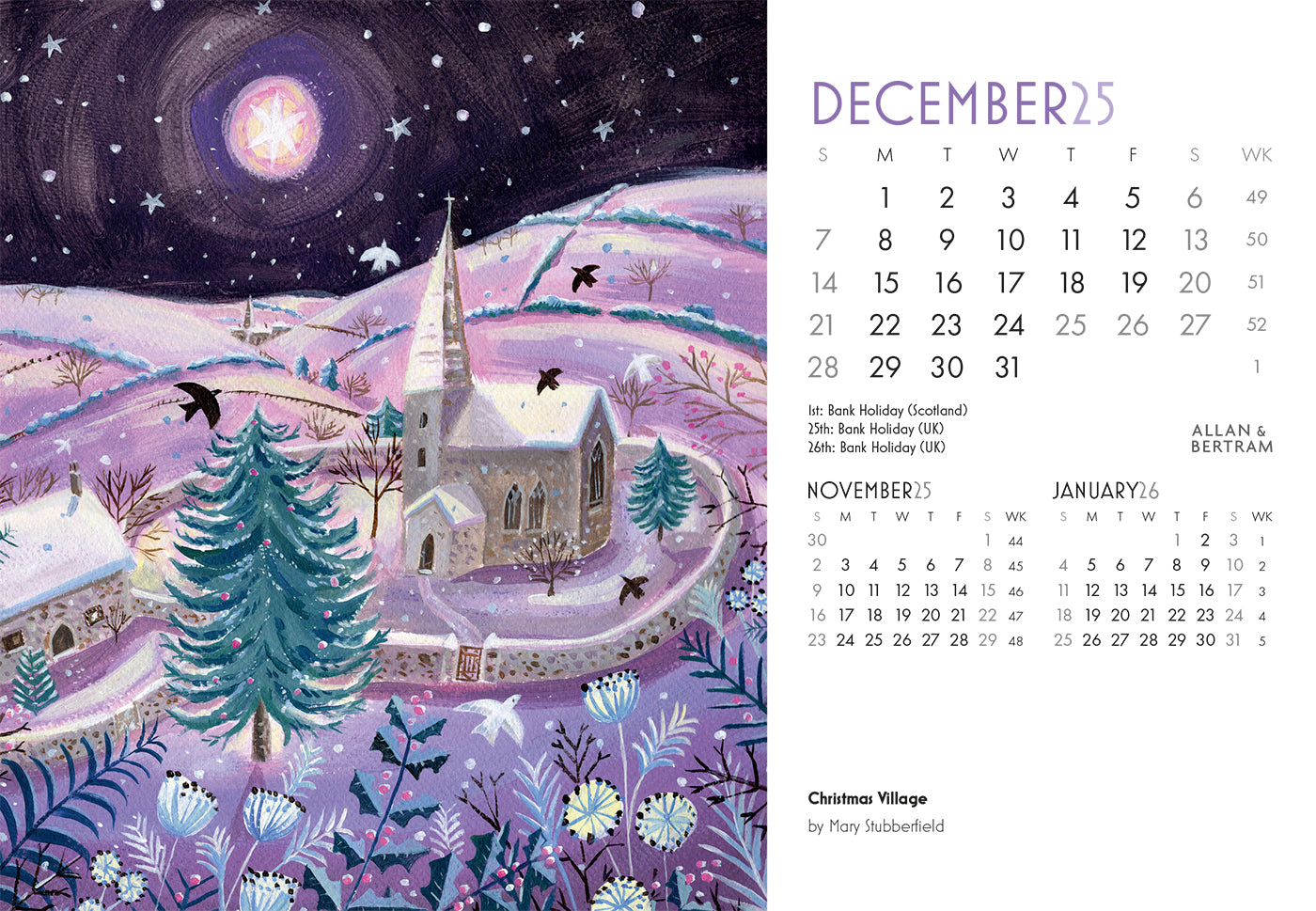 Art Midi Desk Calendar