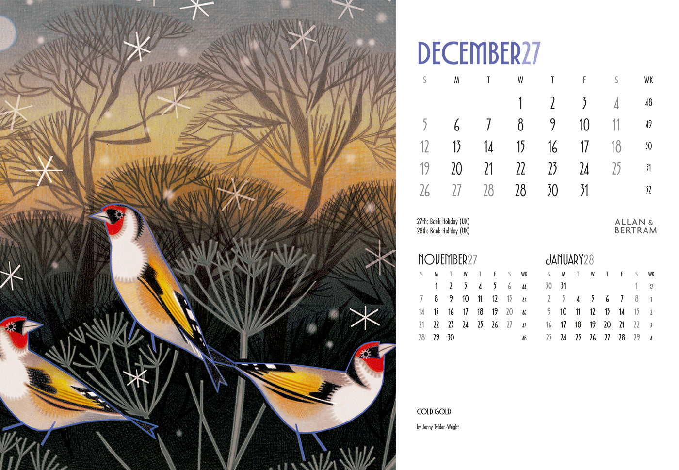 Art Midi Desk Calendar