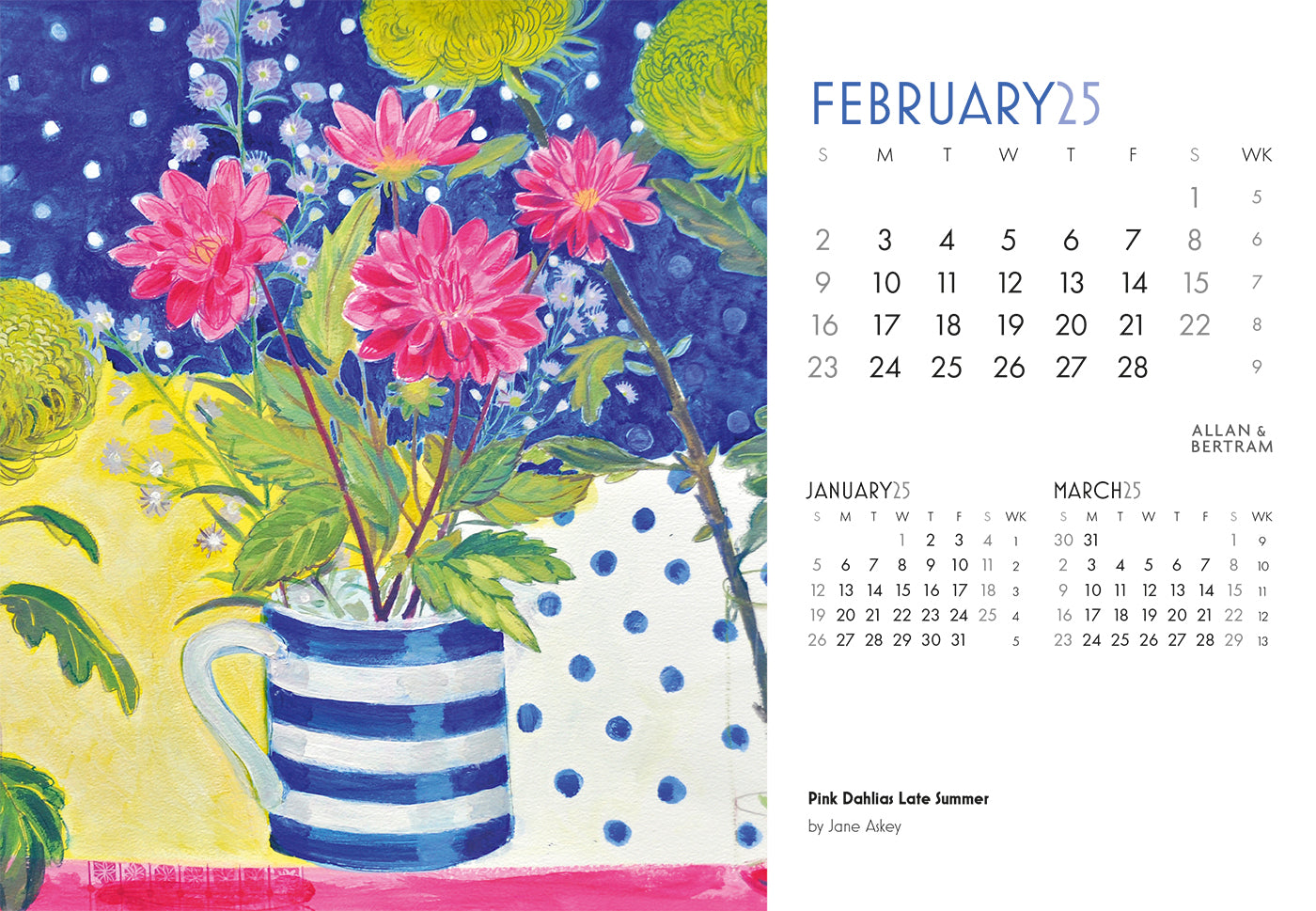 Art Midi Desk Calendar