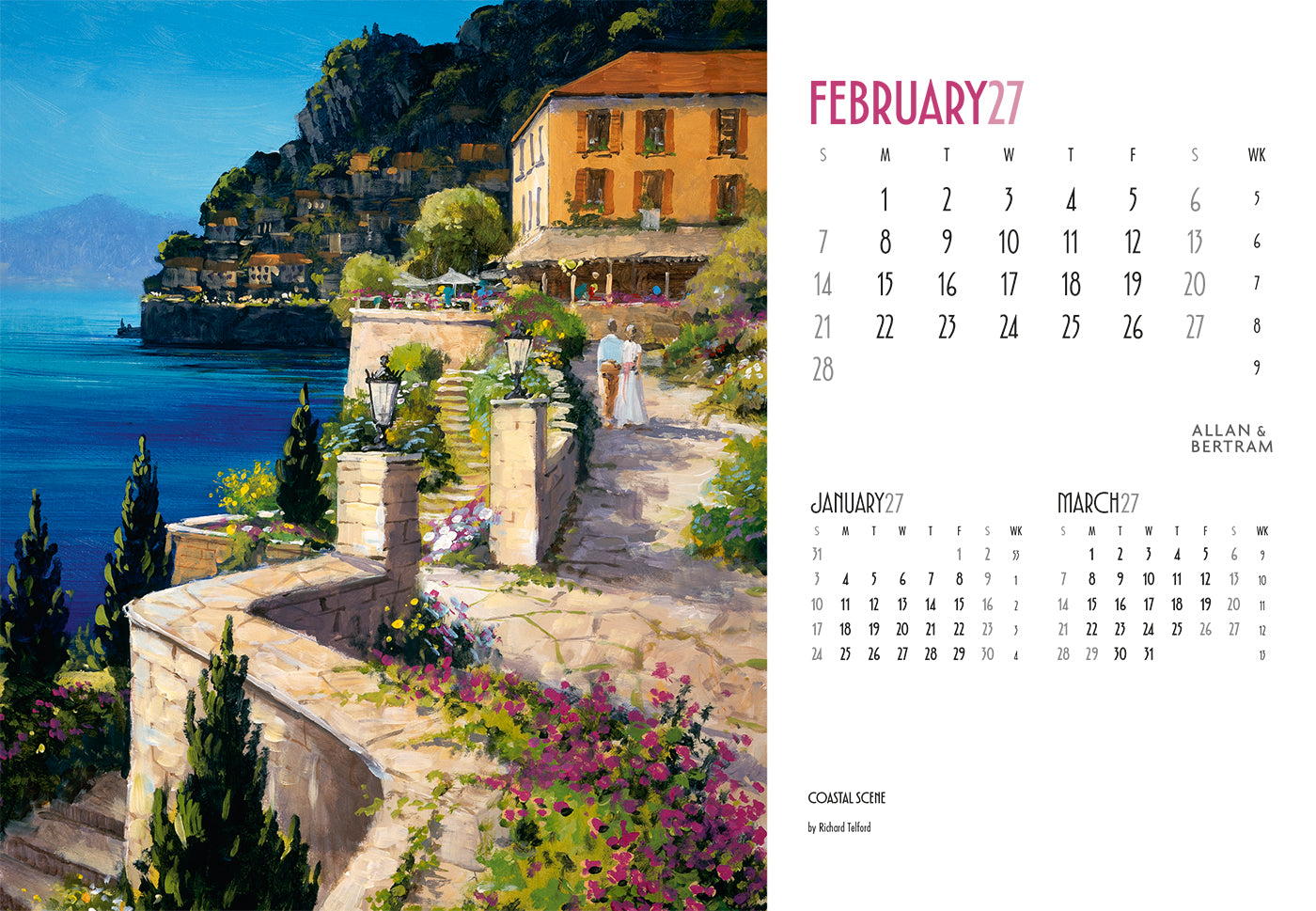 Art Midi Desk Calendar