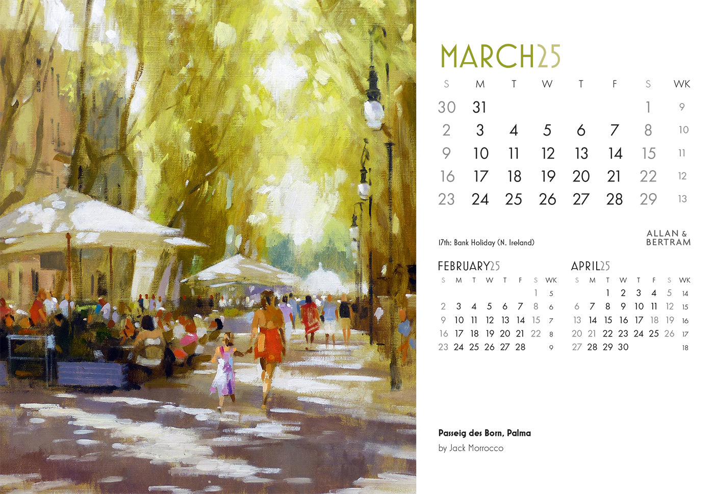 Art Midi Desk Calendar