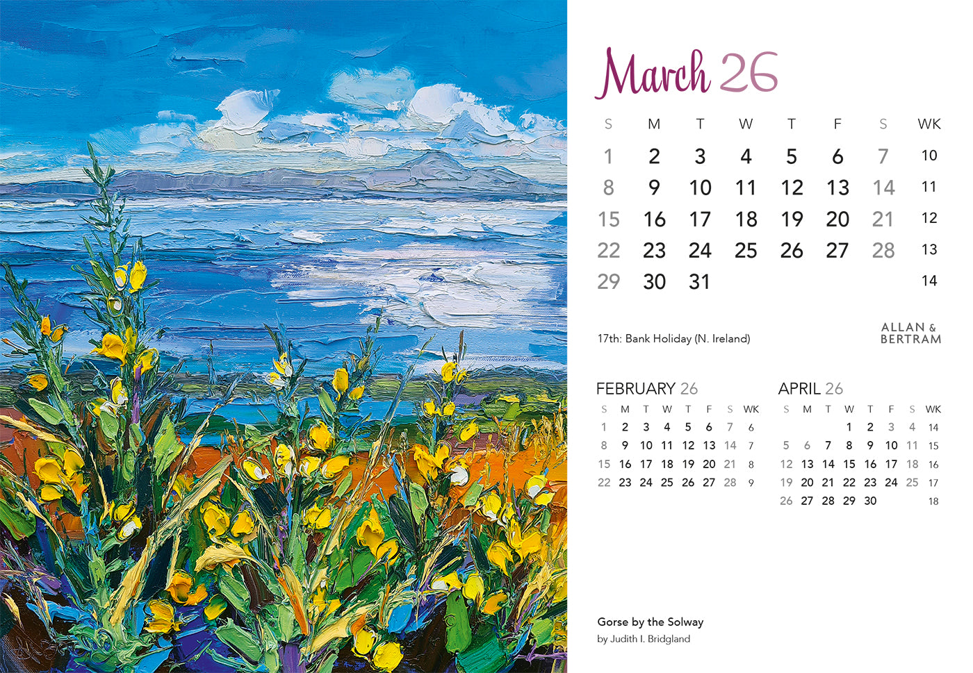 Art Midi Desk Calendar