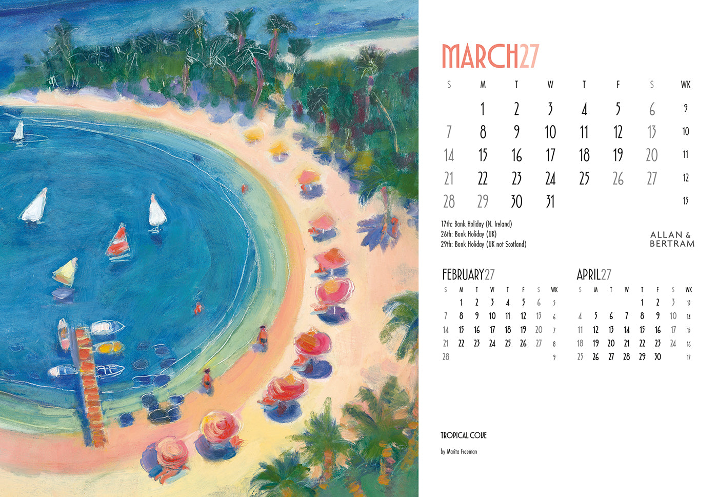 Art Midi Desk Calendar