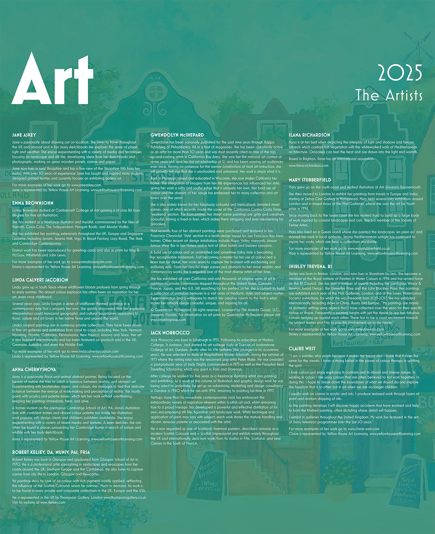 Art Wall Calendar