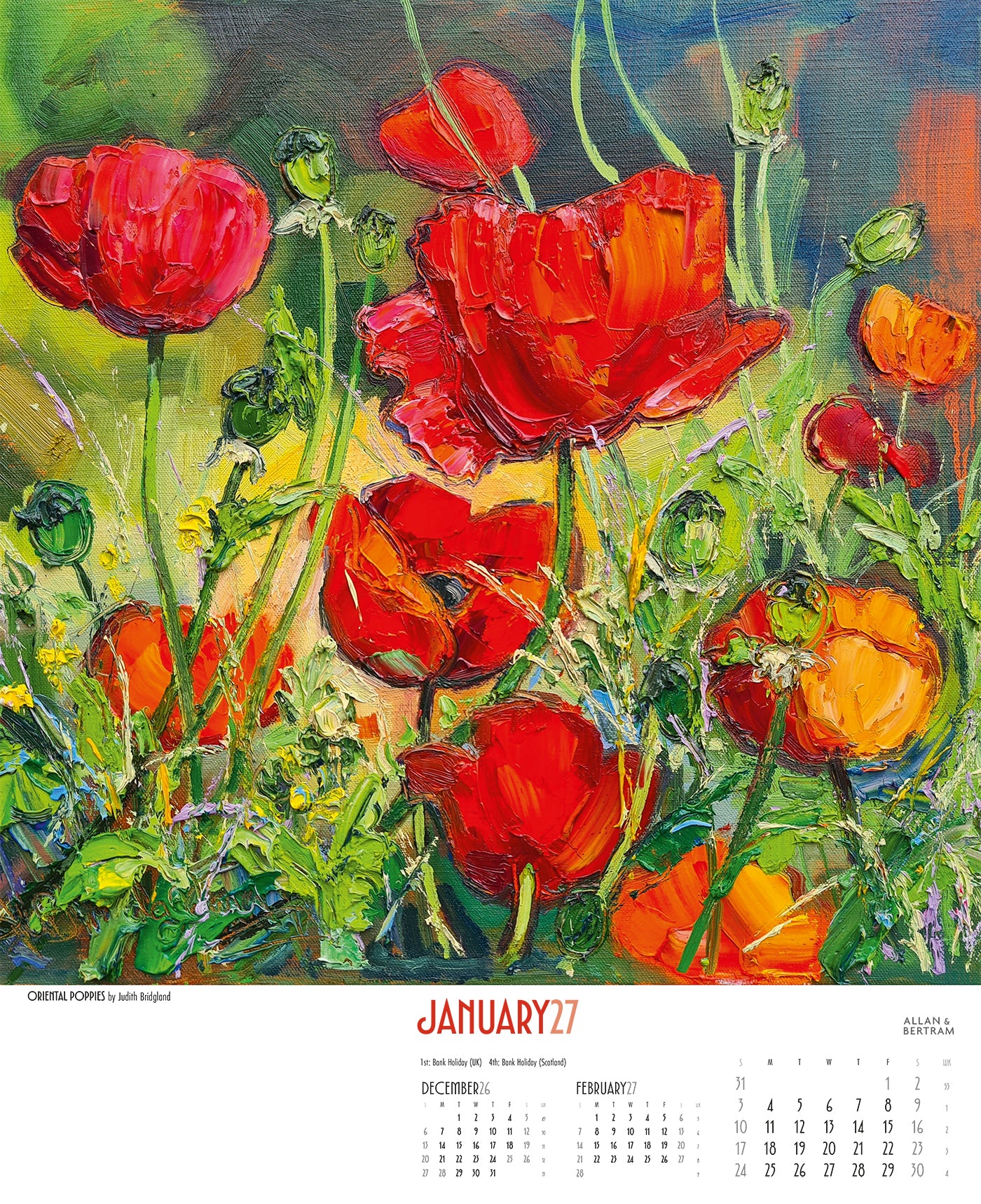 Art Wall Calendar