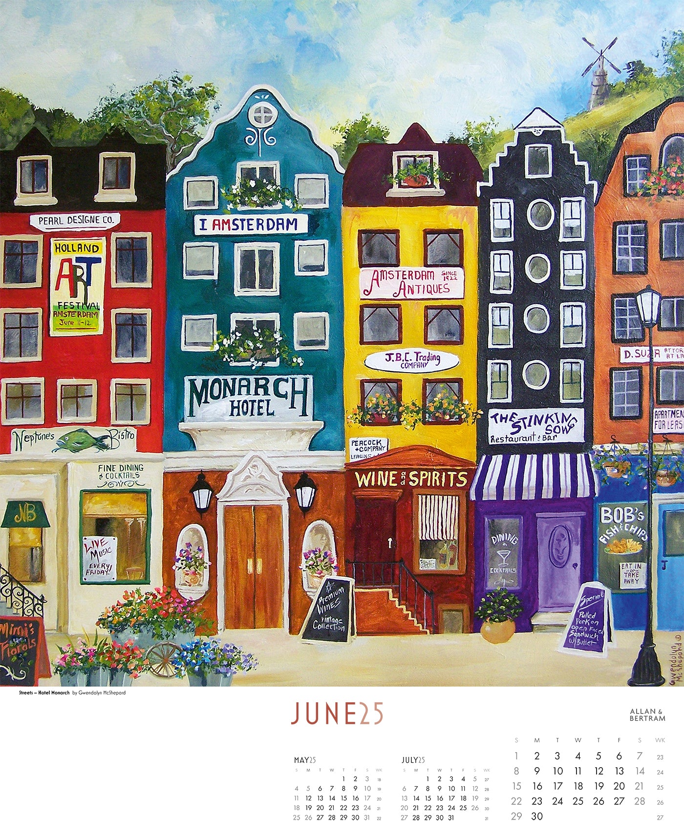 Art Wall Calendar