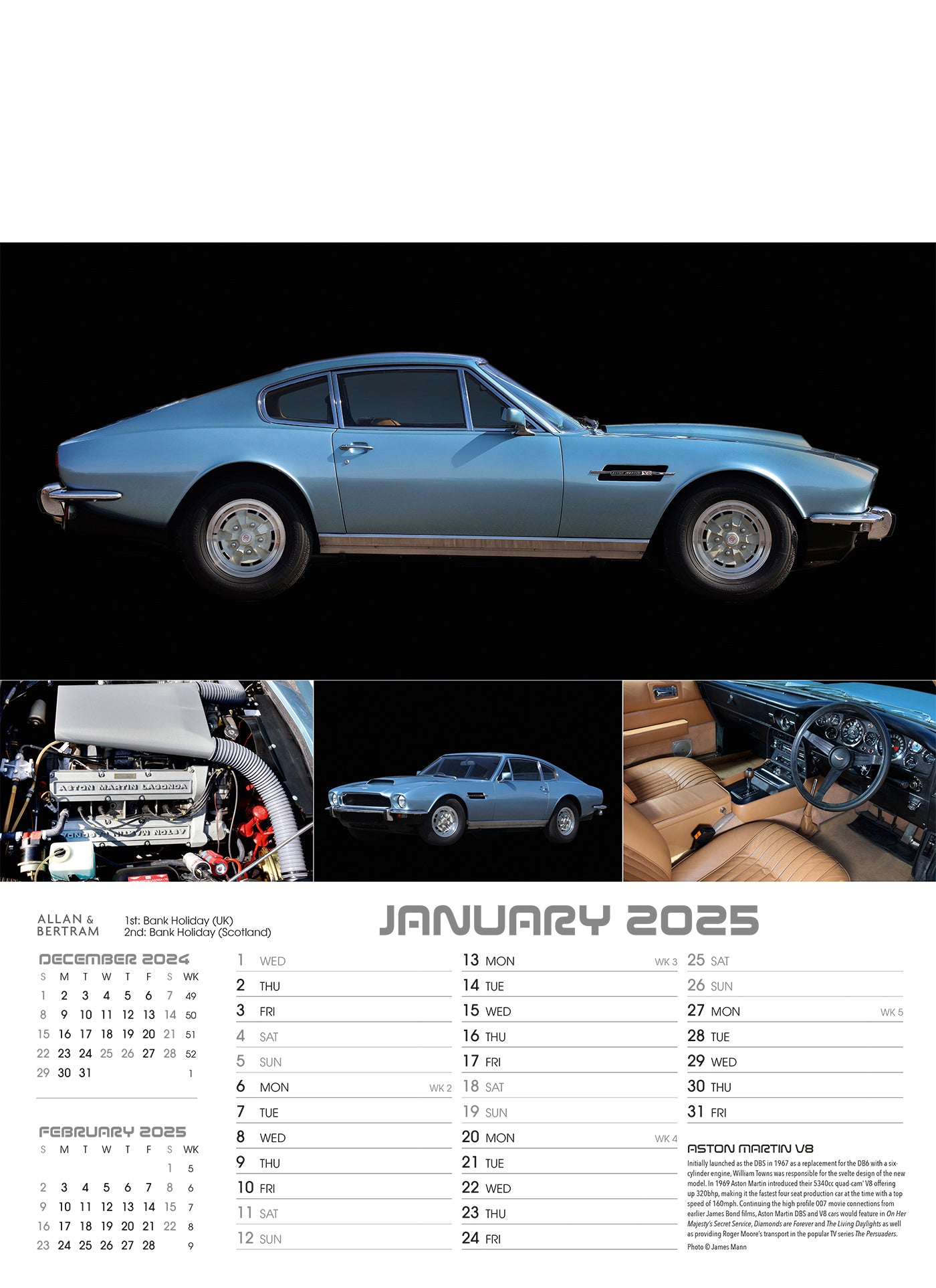 Auto Junior Wall Calendar