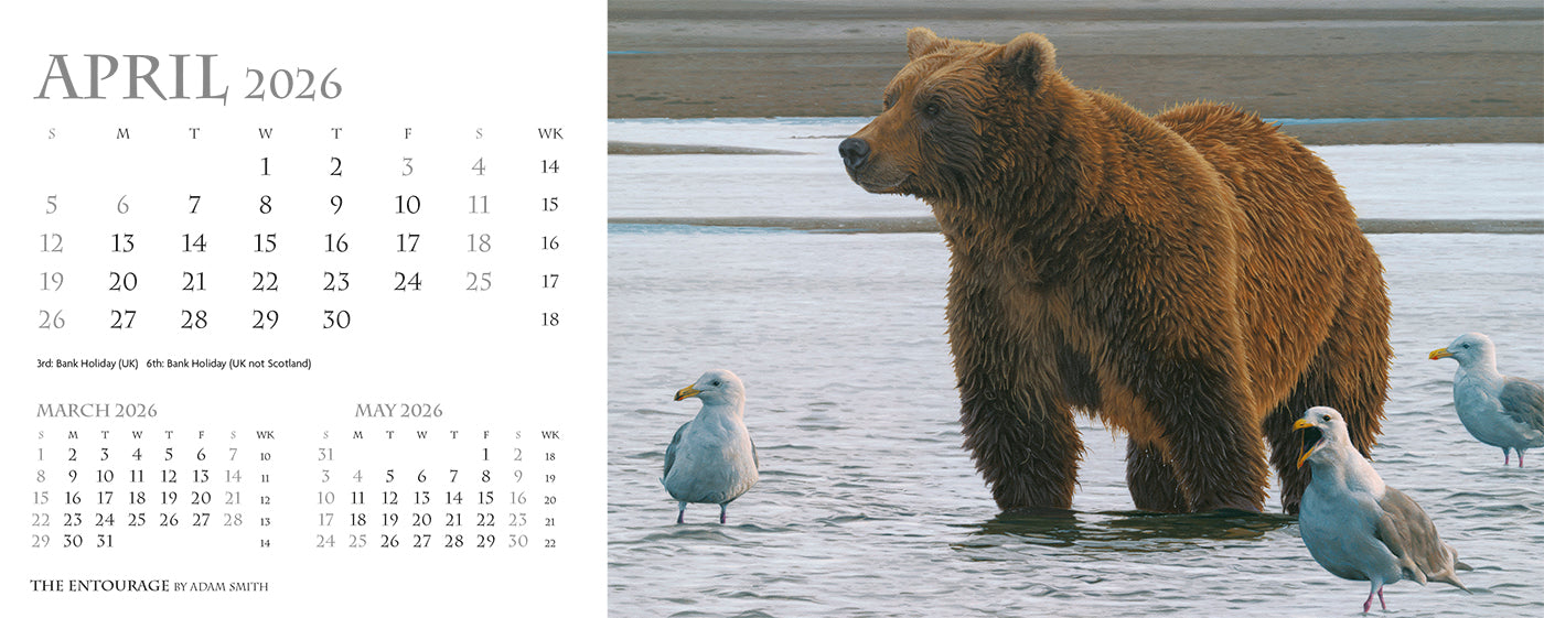 Call of the Wild Desk Calendar