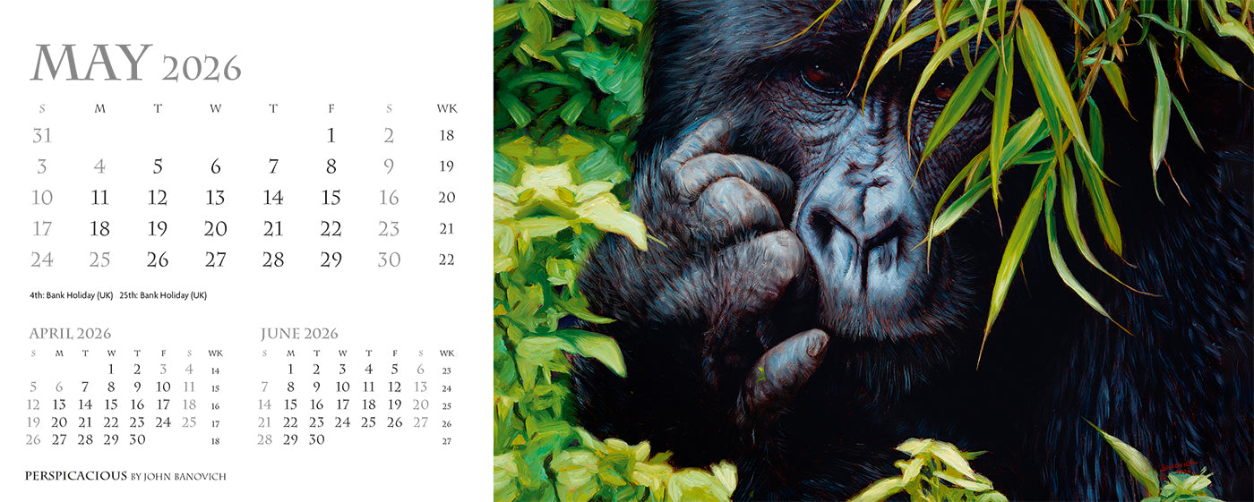 Call of the Wild Desk Calendar