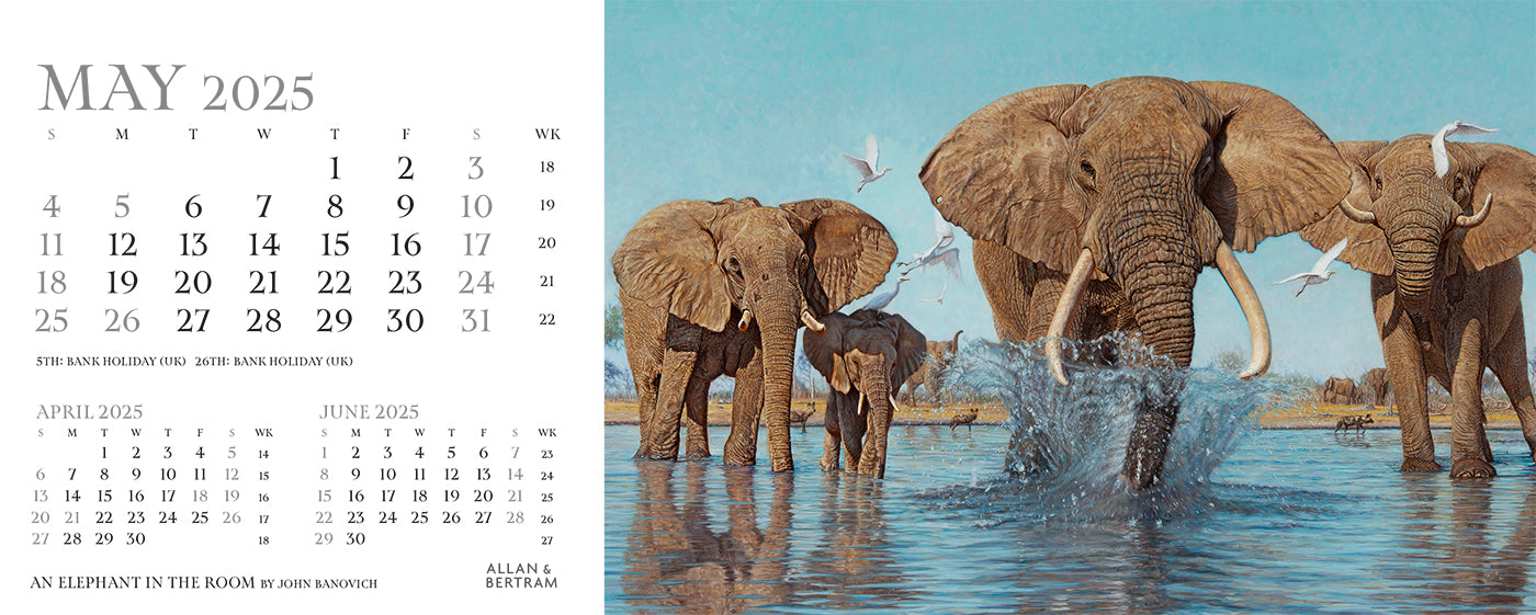 Call of the Wild Desk Calendar