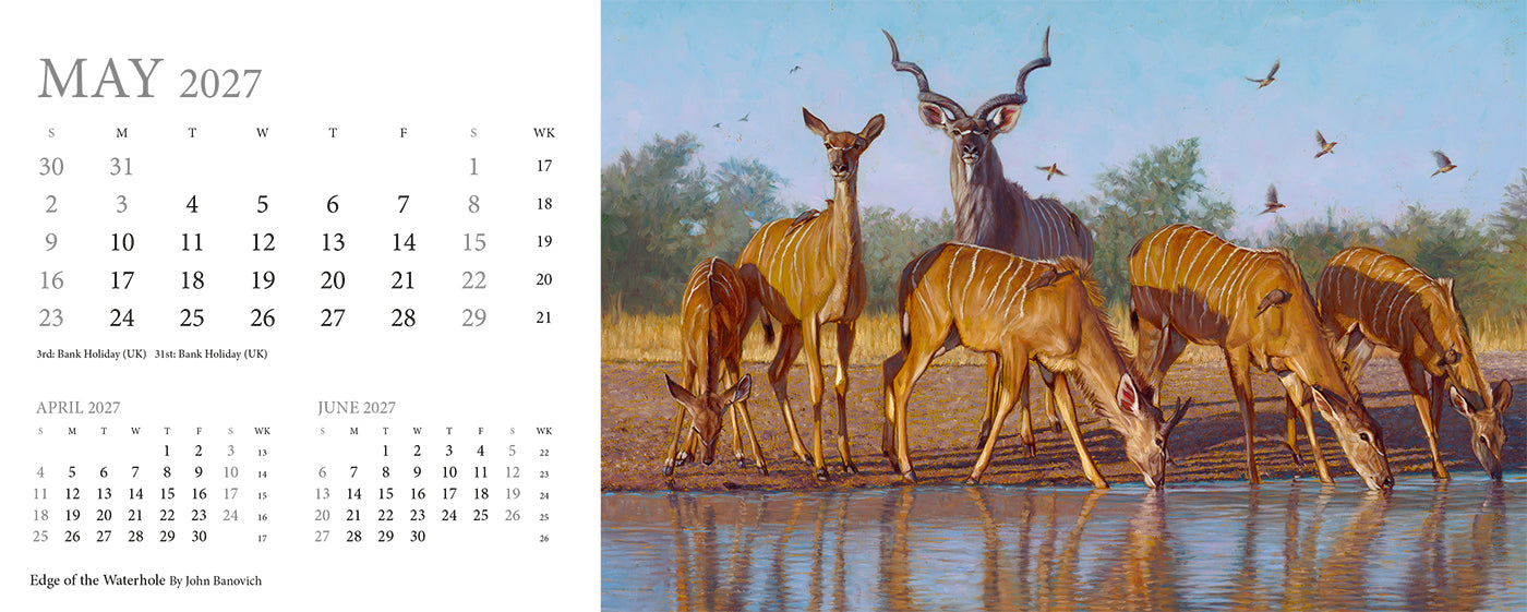 Call of the Wild Desk Calendar
