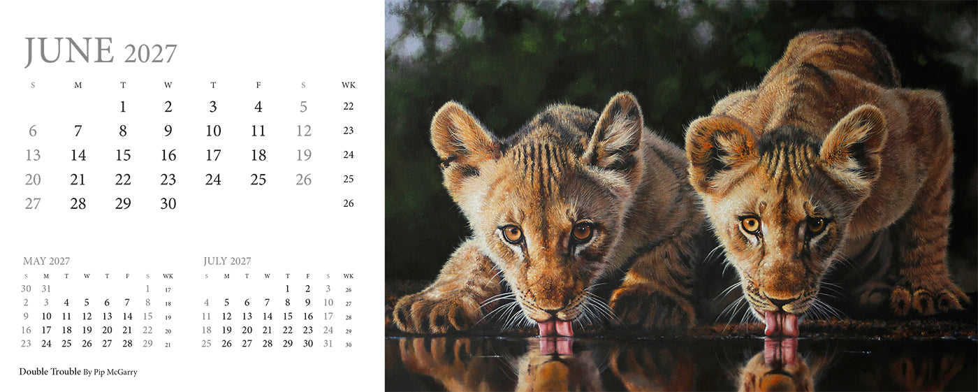 Call of the Wild Desk Calendar