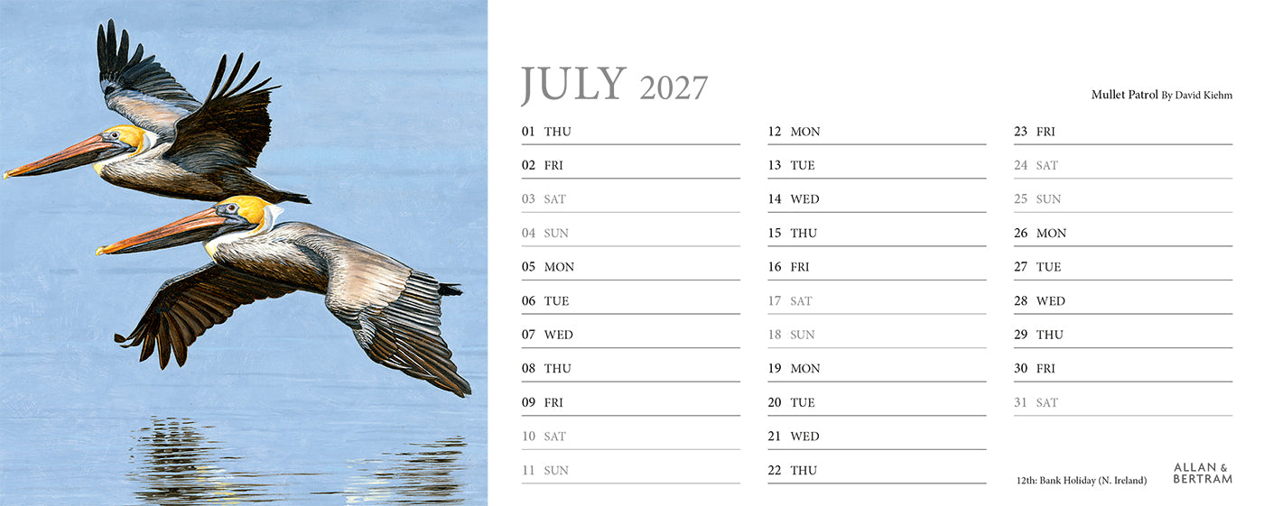 Call of the Wild Desk Calendar