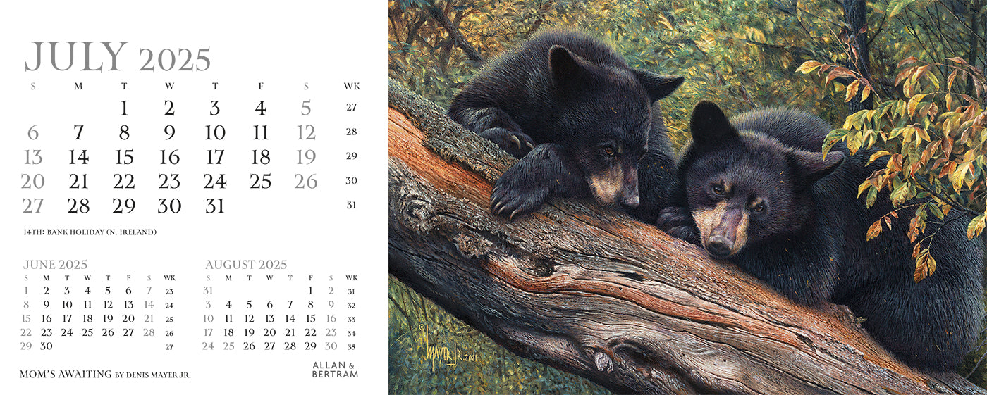 Call of the Wild Desk Calendar