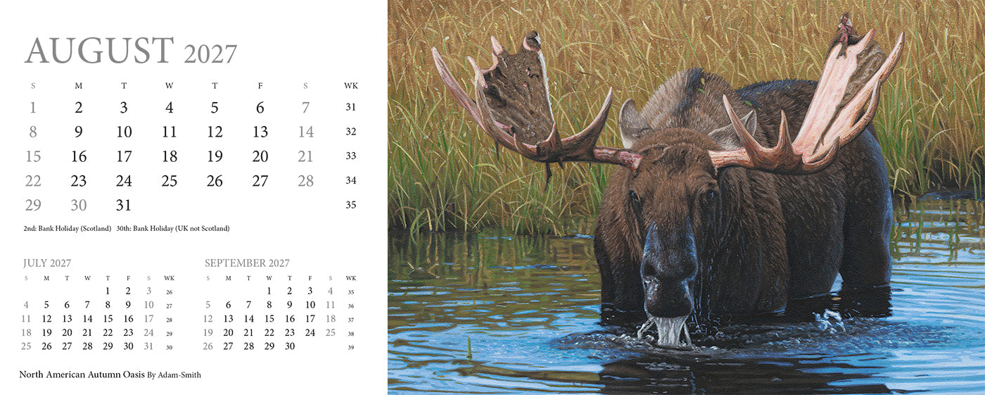 Call of the Wild Desk Calendar
