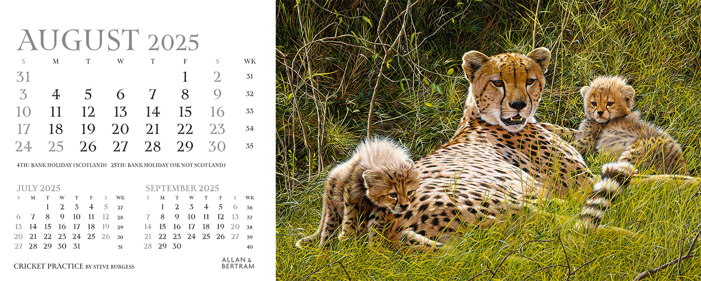 Call of the Wild Desk Calendar