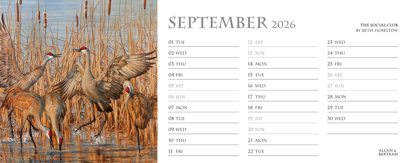 Call of the Wild Desk Calendar