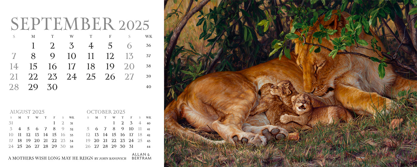 Call of the Wild Desk Calendar