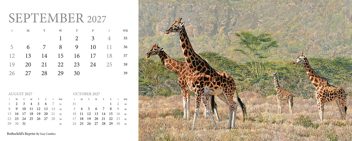 Call of the Wild Desk Calendar