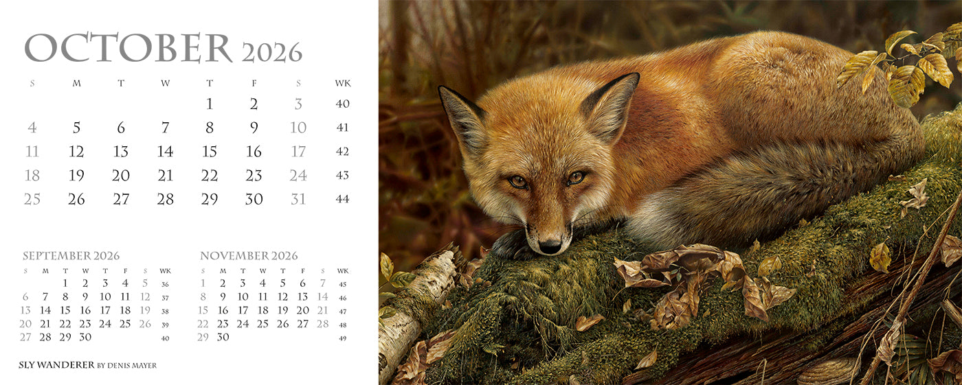 Call of the Wild Desk Calendar