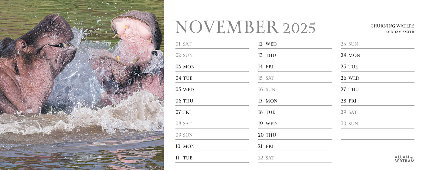 Call of the Wild Desk Calendar