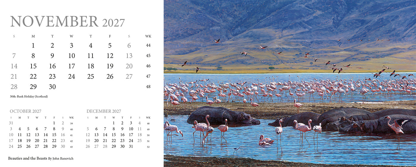 Call of the Wild Desk Calendar