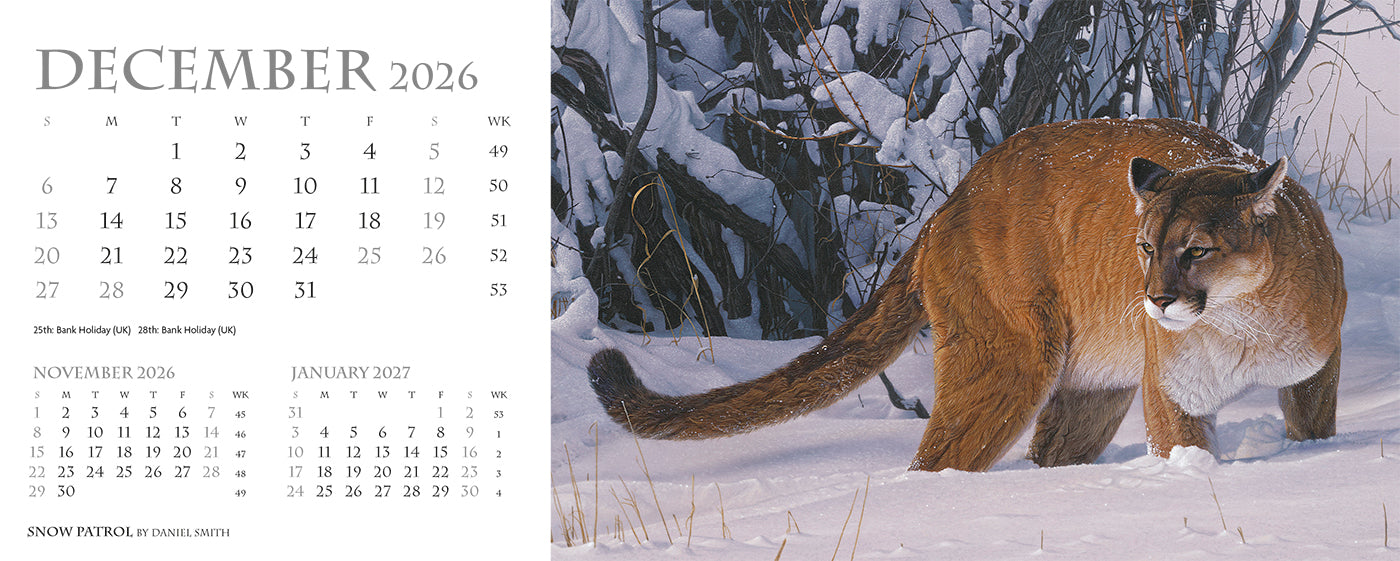Call of the Wild Desk Calendar