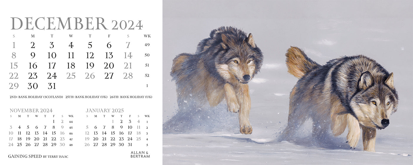 Call of the Wild Desk Calendar