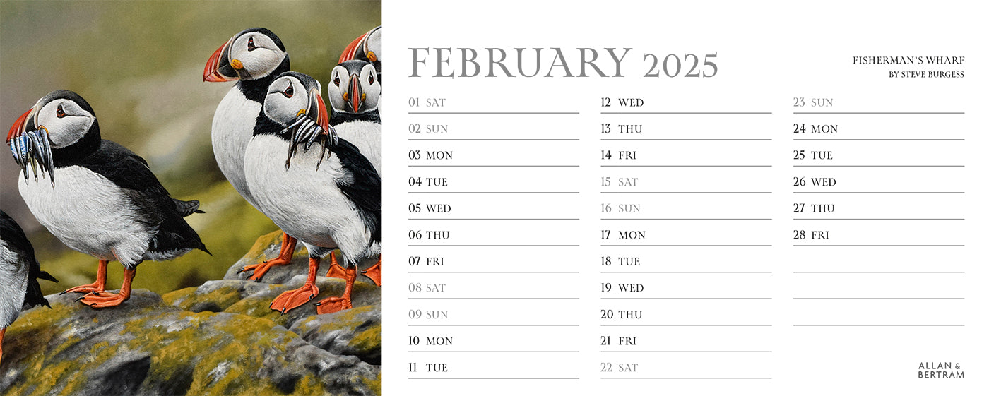 Call of the Wild Desk Calendar