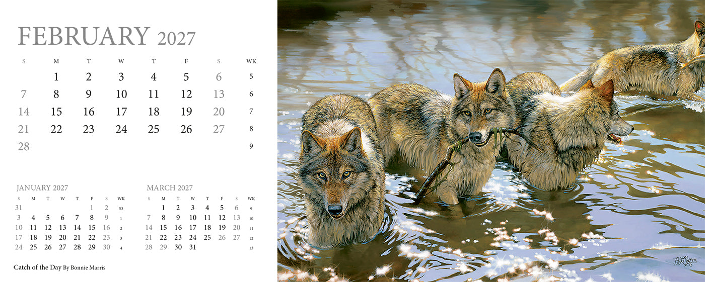 Call of the Wild Desk Calendar