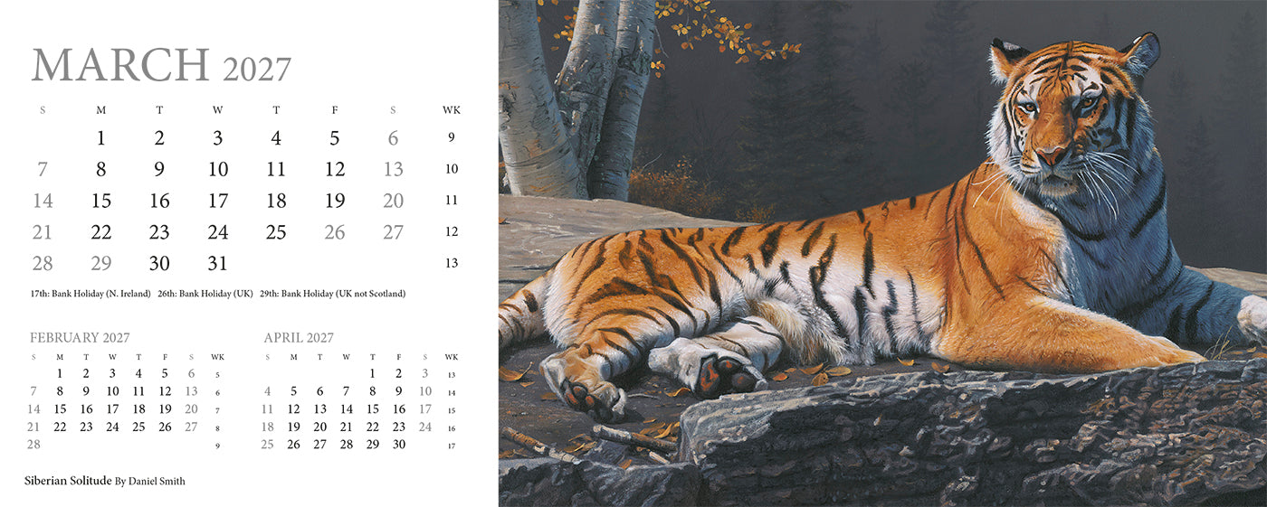 Call of the Wild Desk Calendar