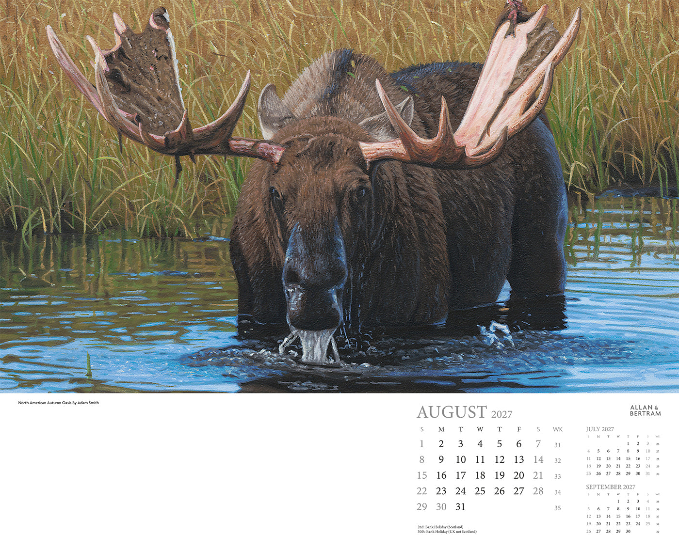Call of the Wild Wall Calendar