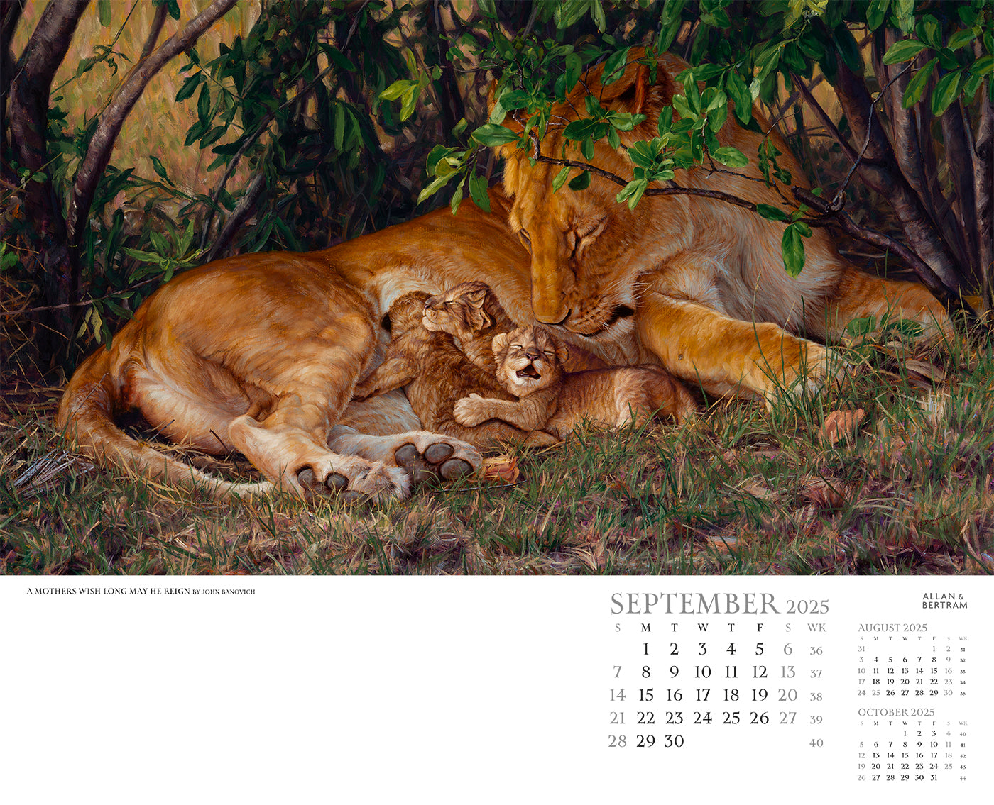 Call of the Wild Wall Calendar