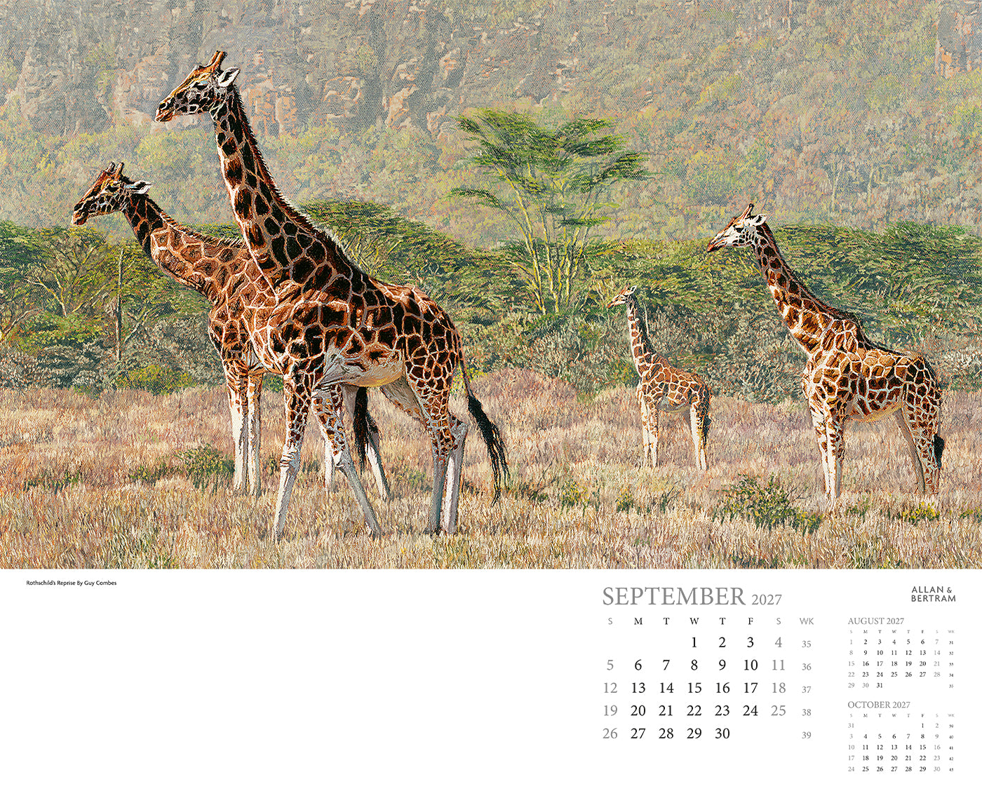 Call of the Wild Wall Calendar