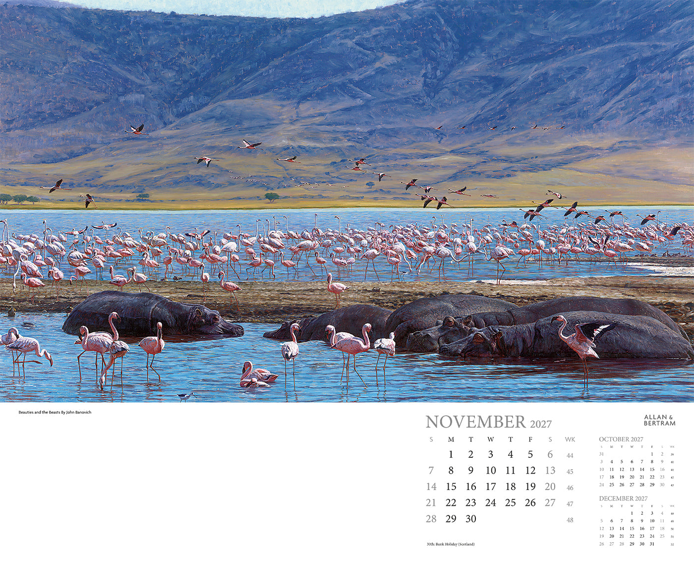 Call of the Wild Wall Calendar