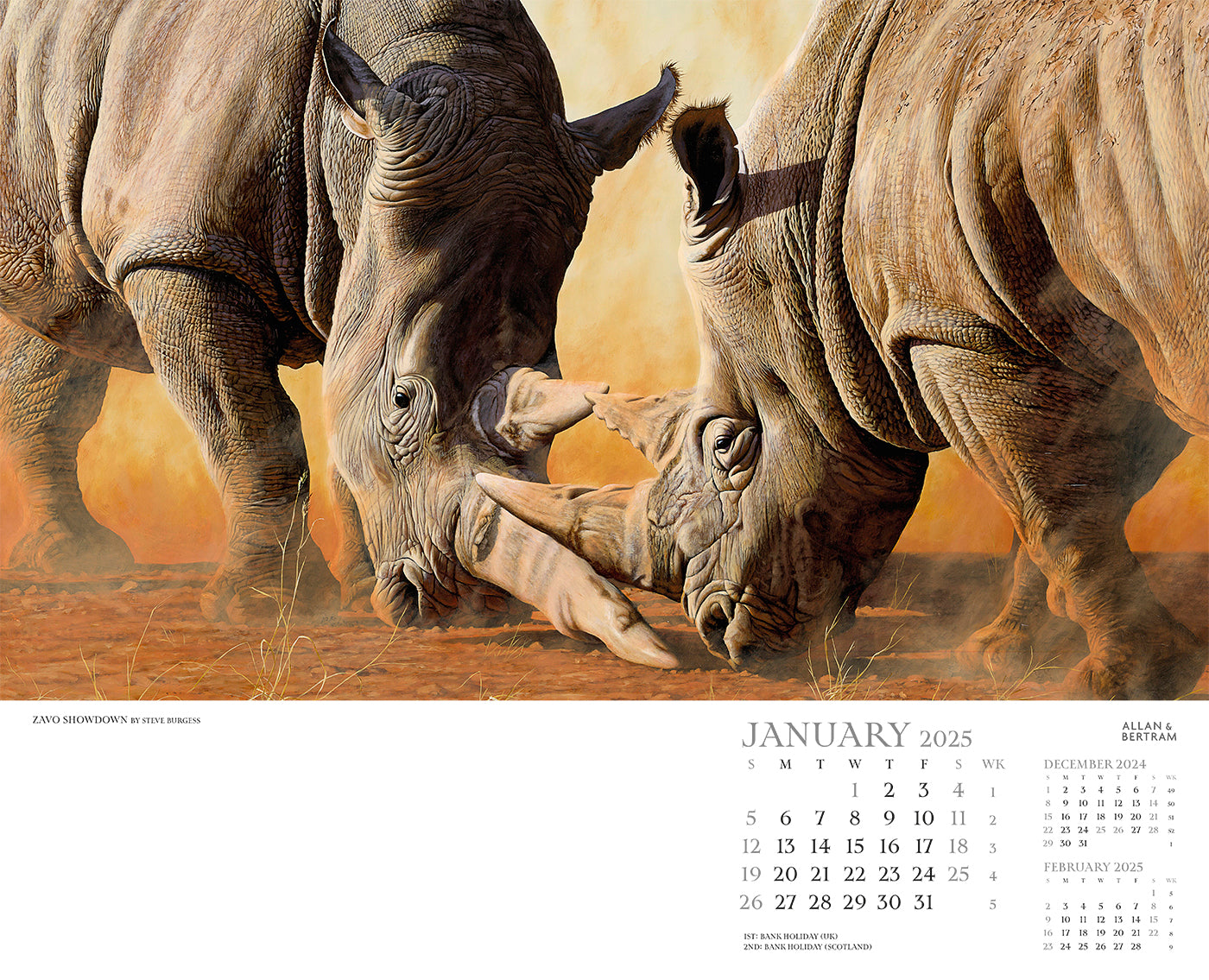 Call of the Wild Wall Calendar