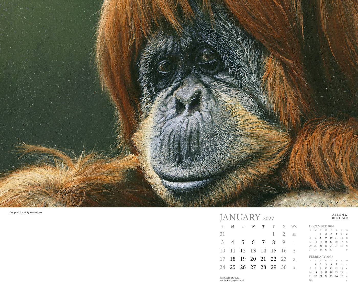 Call of the Wild Wall Calendar