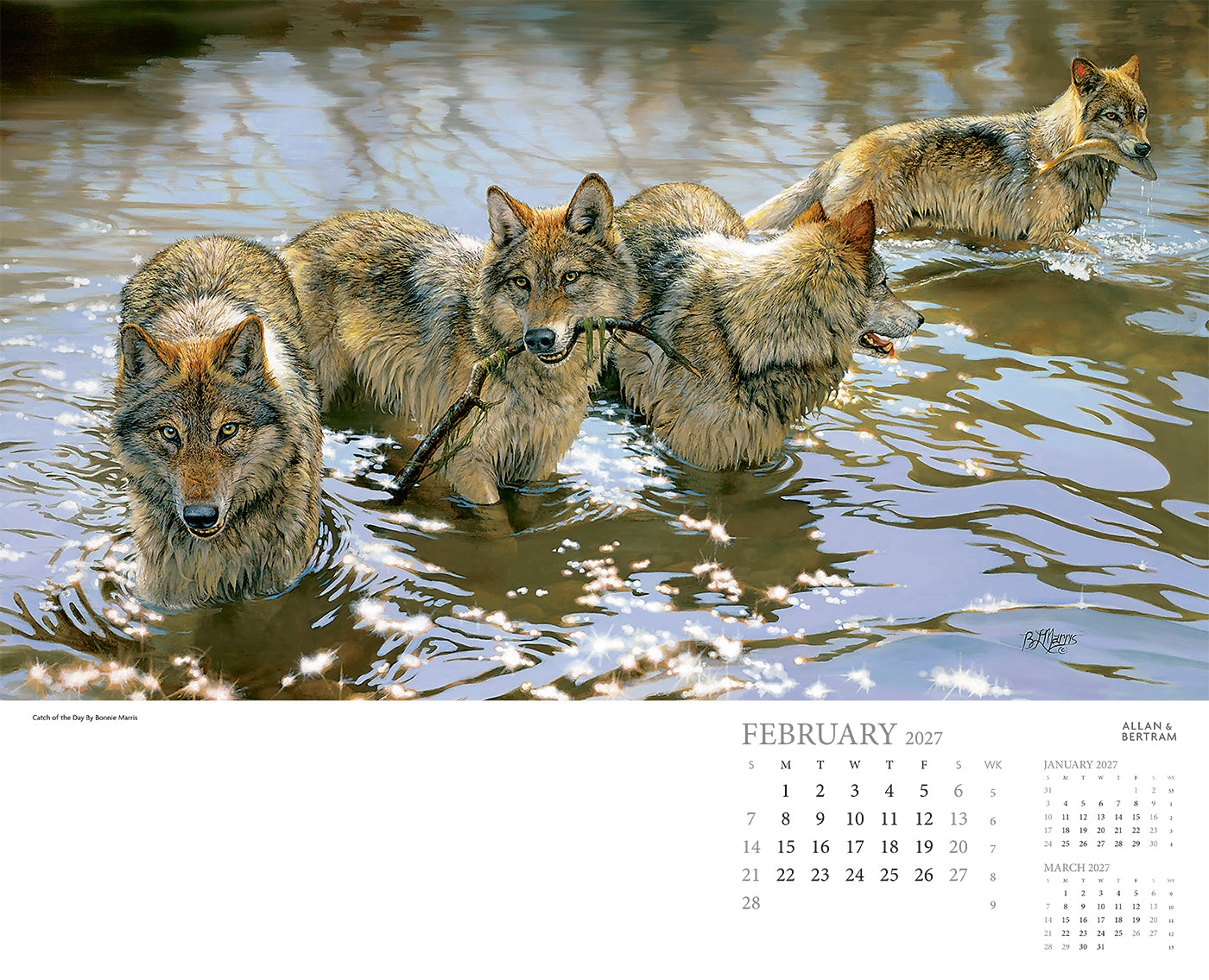 Call of the Wild Wall Calendar