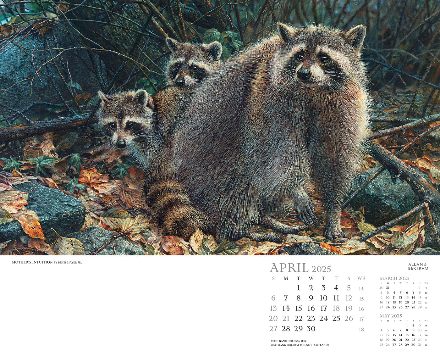 Call of the Wild Wall Calendar