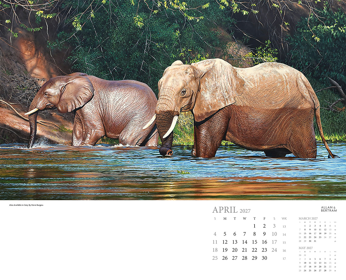 Call of the Wild Wall Calendar