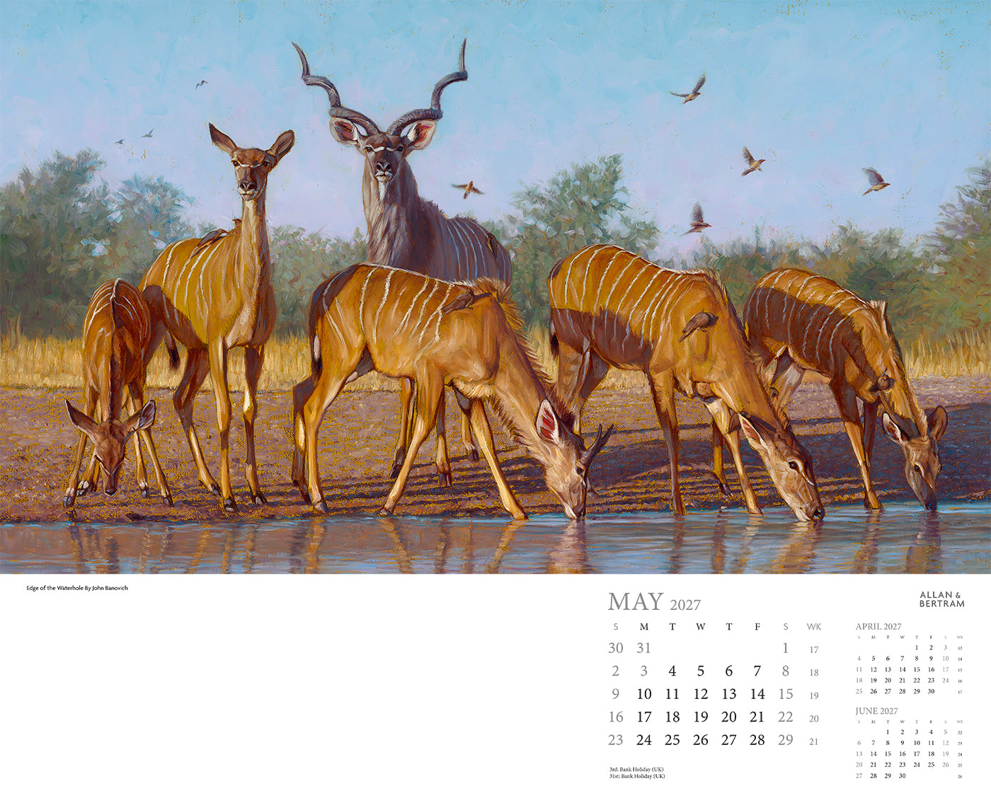 Call of the Wild Wall Calendar