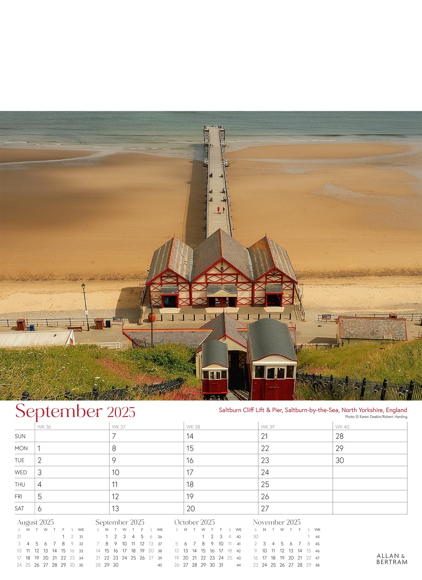 Coastal Path Junior Wall Calendar