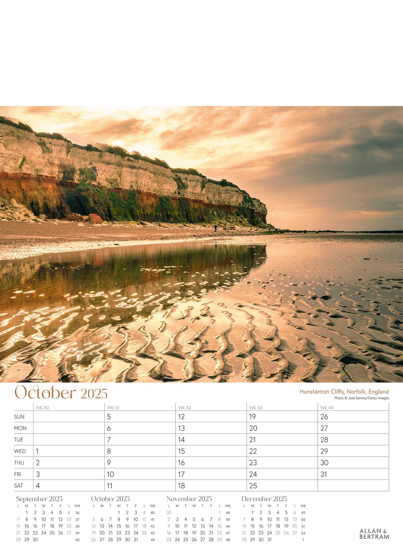 Coastal Path Junior Wall Calendar