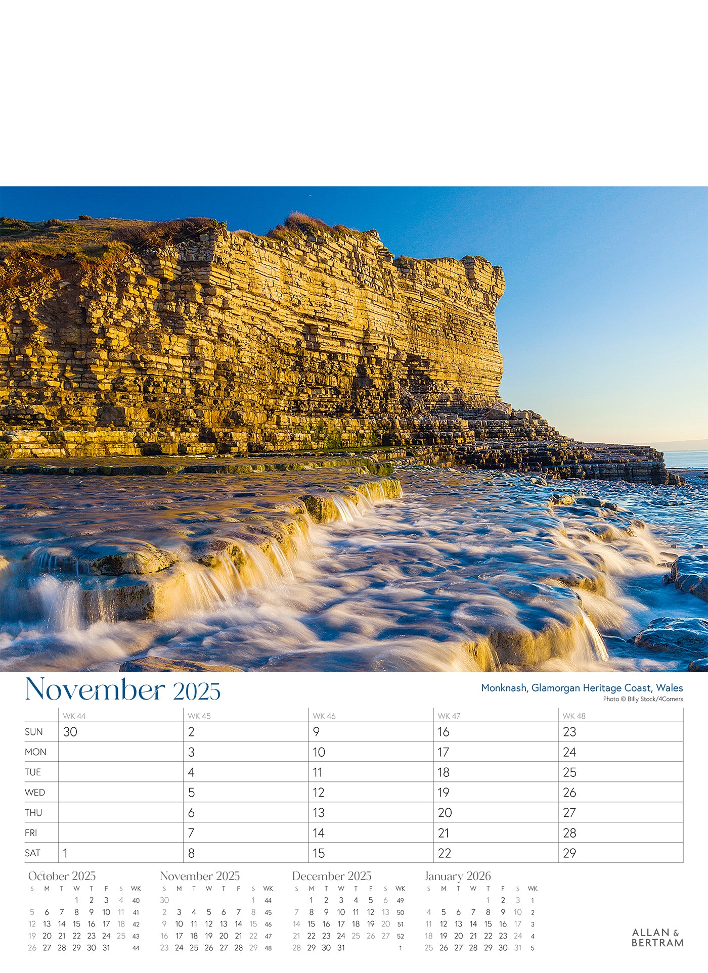 Coastal Path Junior Wall Calendar