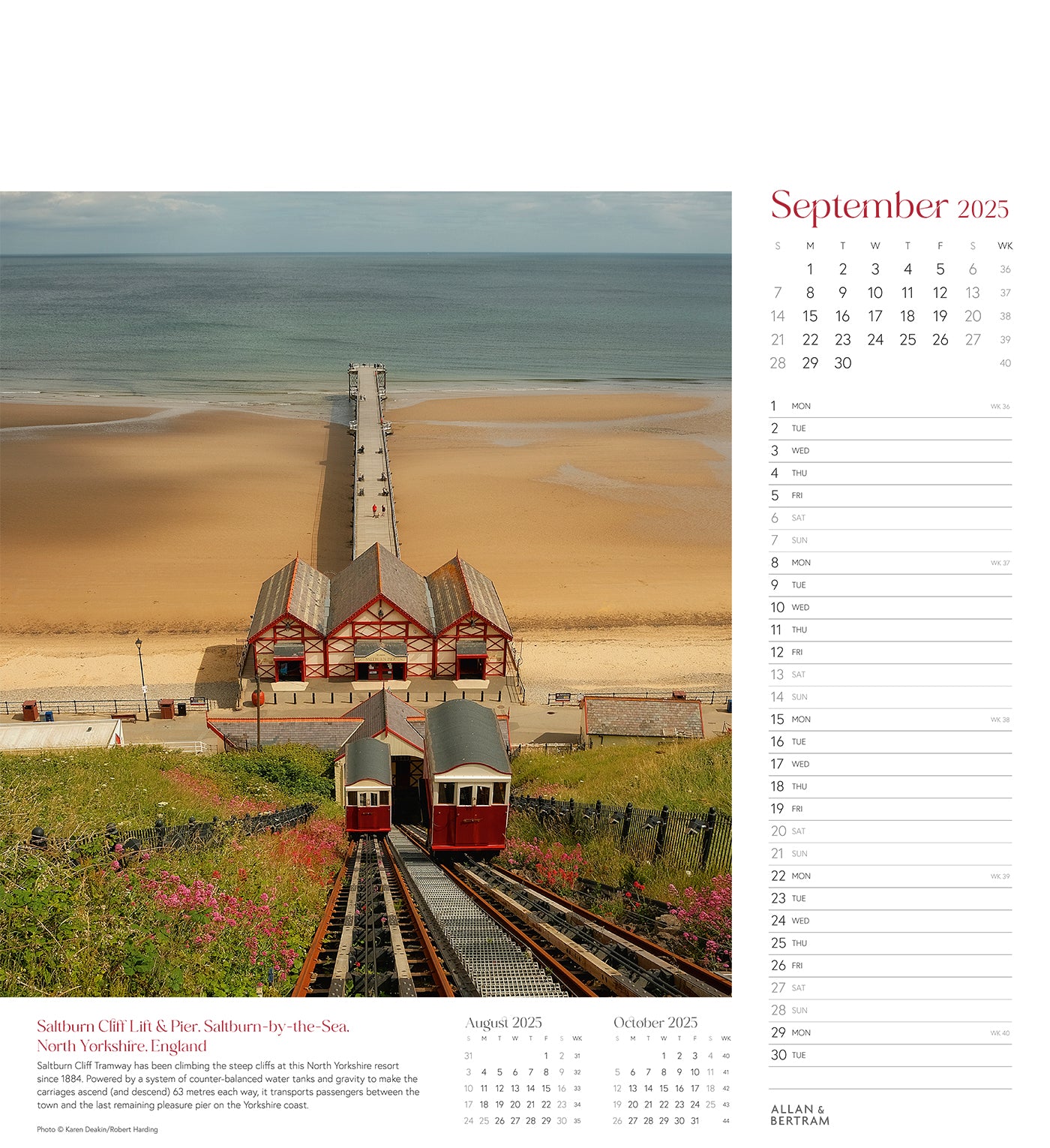 Coastal Path Wall Calendar